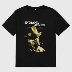 Женская футболка хлопок Oversize Indiana Jones and the Great Circle