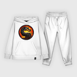 Детский костюм с толстовкой хлопок Mortal kombat dragon logo