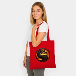 Шоппер BioNature Mortal kombat dragon logo - фото 2