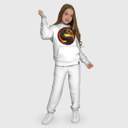 Детский костюм с толстовкой хлопок Mortal kombat dragon logo - фото 2