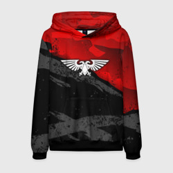 Мужская толстовка 3D Вархаммер - аквила красный