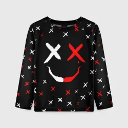 Детский лонгслив 3D Smile face