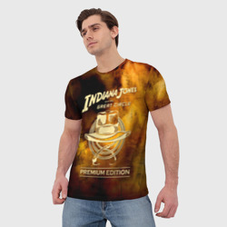 Мужская футболка 3D  Indiana Jones and the Great Circle - фото 2