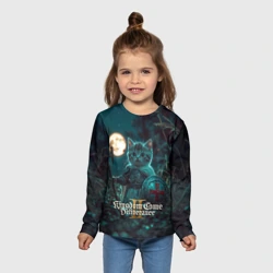 Детский лонгслив 3D Kingdom Come Deliverance 2 котенок рыцарь - фото 2