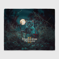 Плед 3D Kingdom Come Deliverance 2 котенок рыцарь