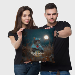 Подушка 3D Kingdom Come Deliverance 2 рыцарь котенок - фото 2