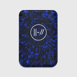 Картхолдер Magsafe магнитный Twenty One Pilots blue energy