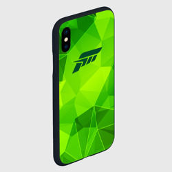 Чехол для iPhone XS Max матовый Forza Horizon green poly - фото 2
