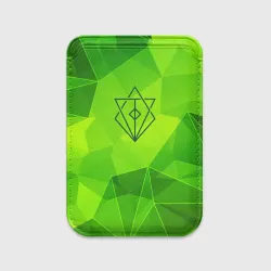 Картхолдер Magsafe магнитный In Flames green poly