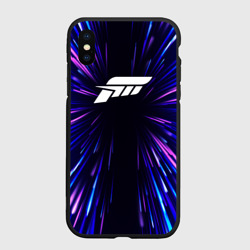 Чехол для iPhone XS Max матовый Forza Horizon neon energy