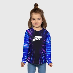 Детский лонгслив 3D Forza Horizon neon energy - фото 2