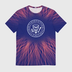 Мужская футболка 3D Ramones red energy