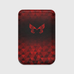 Картхолдер Magsafe магнитный Placebo red poly