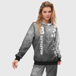Женский костюм с толстовкой 3D Beastars - grey gradient по-вертикали - фото 2