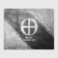 Плед 3D Blue Exorcist - grey gradient