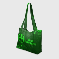 Пляжная сумка 3D Blue Exorcist - green gradient по-горизонтали - фото 2