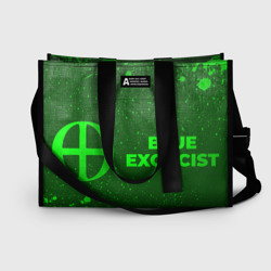 Сумка-шоппер 3D Blue Exorcist - green gradient по-горизонтали