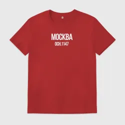 Мужская футболка хлопок Москва осн 1147