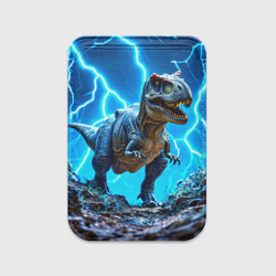 Картхолдер Magsafe магнитный Тираннозавр и молния