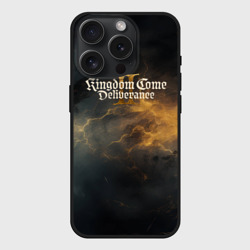 Чехол силиконовый для Apple iPhone 15 Pro матовый Kingdom Come Deliverance 2 dark style