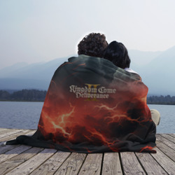 Плед 3D Kingdom Come Deliverance 2 красное небо - фото 2