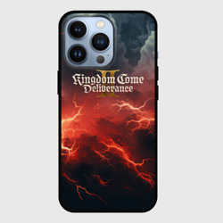 Чехол для iPhone 13 Pro Kingdom Come Deliverance 2 красное небо