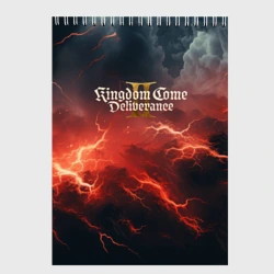 Скетчбук Kingdom Come Deliverance 2 красное небо