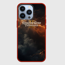 Чехол для iPhone 13 Pro Kingdom Come Deliverance 2 dark sky