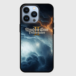 Чехол для iPhone 13 Pro Kingdom Come Deliverance 2 молнии в небе