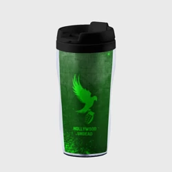Термокружка-непроливайка Hollywood Undead - green gradient