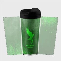 Термокружка-непроливайка Hollywood Undead - green gradient - фото 2