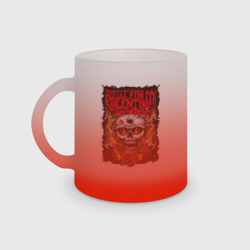 Кружка матовая стеклянная Пуля для моей возлюбленной группа