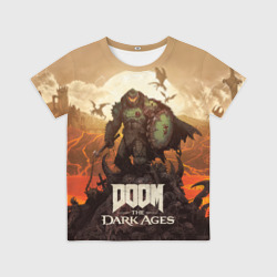 Детская футболка 3D Палач рока Doom the dark ages