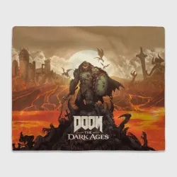 Плед 3D Палач рока Doom the dark ages