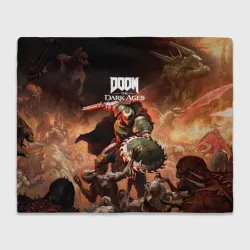 Плед 3D Doom slayer Doom the dark ages