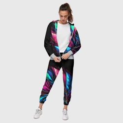 Женский костюм 3D Букет из цветных перьев - неон - фото 2