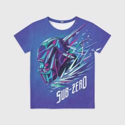 Детская футболка 3D Саб-Зиро синий - Mortal Kombat
