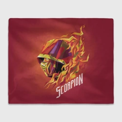 Плед 3D Мортал Комбат - Скорпион