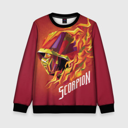Детский свитшот 3D Мортал Комбат - Скорпион