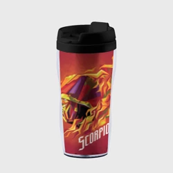 Термокружка-непроливайка Мортал Комбат - Скорпион