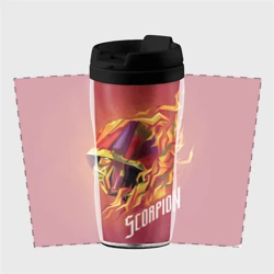 Термокружка-непроливайка Мортал Комбат - Скорпион - фото 2