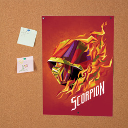 Постер Мортал Комбат - Скорпион - фото 2