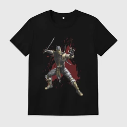 Мужская футболка хлопок Scorpion Mortal Kombat 