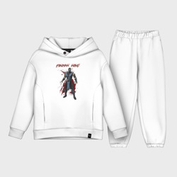 Детский костюм хлопок Oversize Finish him Sub-Zero Mortal Kombat 