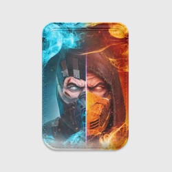 Картхолдер Magsafe магнитный Mortal Kombat - Саб-зиро и Скорпион