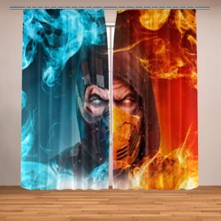 Фотошторы Mortal Kombat - Саб-зиро и Скорпион