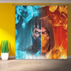 Фотошторы Mortal Kombat - Саб-зиро и Скорпион - фото 2