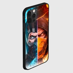 Чехол для iPhone 12 Pro Mortal Kombat - Саб-зиро и Скорпион - фото 2