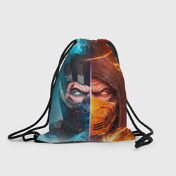 Рюкзак-мешок 3D Mortal Kombat - Саб-зиро и Скорпион