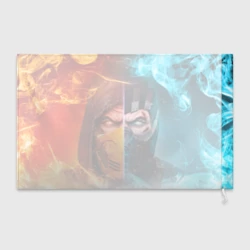 Флаг 3D Mortal Kombat - Саб-зиро и Скорпион - фото 2